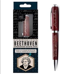 Beethoven Literacy Quote Collectible Pen